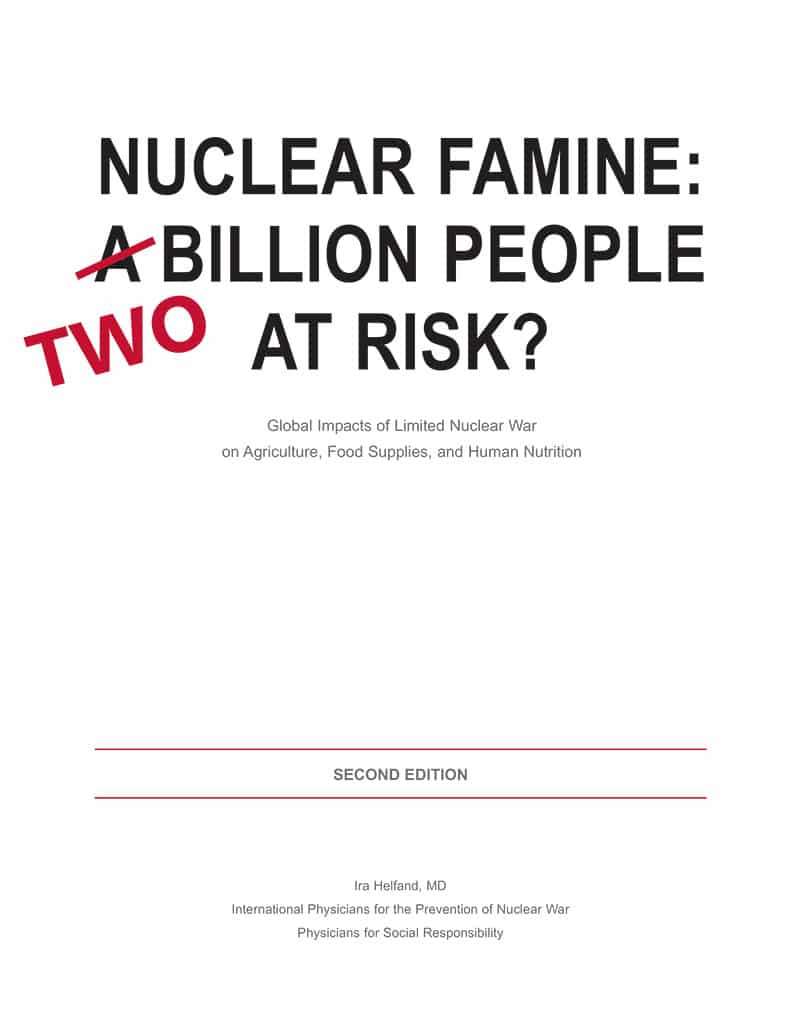 Nuclear Famine: Two Billion People at Risk?